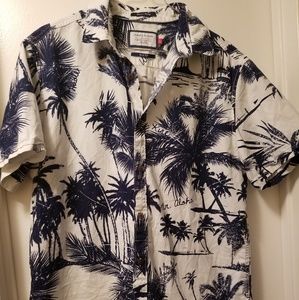 Denim & Flower Hawaiian shirt